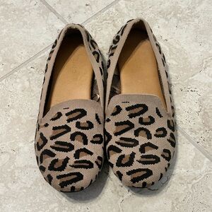 Torrid Tan and Black Leopard Flats Size 9.5